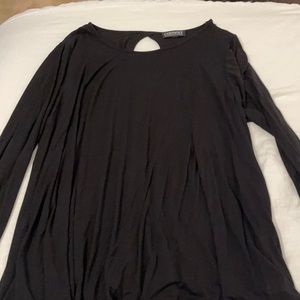 Long Sleeve Black Tunic
